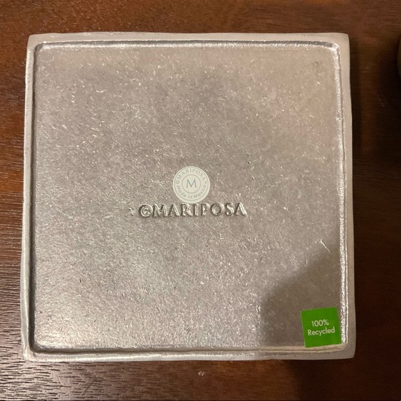 Mariposa Dining Mariposa Beaded Cocktail Napkin Holder Box Leaf